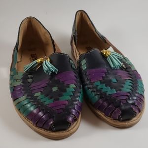 Artesanias D'Alex Mexican Leather Flat shoes